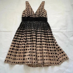 Anthropologie Burlapp Optical Illusion Dress with pocket. SZ 8